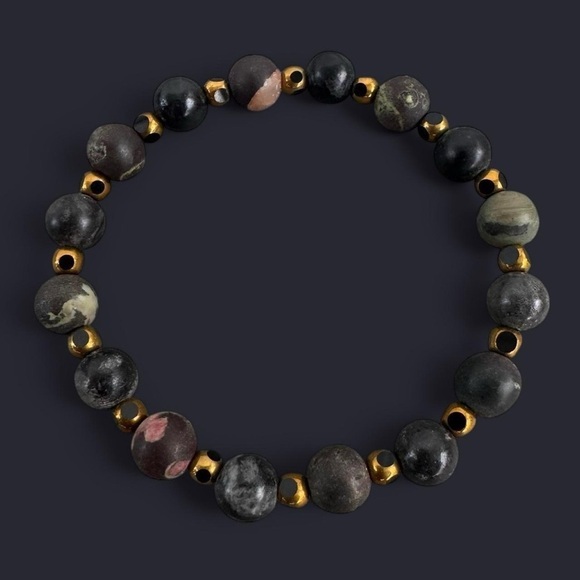 Mixed Stone Bead Bracelet - Picture 1 of 5